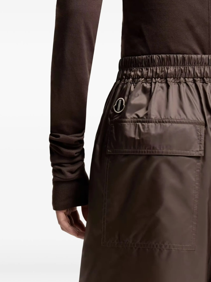 Pantaloni scurti MONCLER + RICK OWENS maro - Img 3