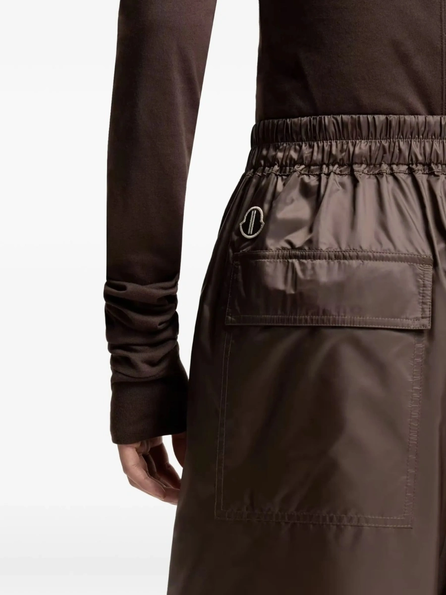 Pantaloni scurti MONCLER + RICK OWENS maro - Img 3
