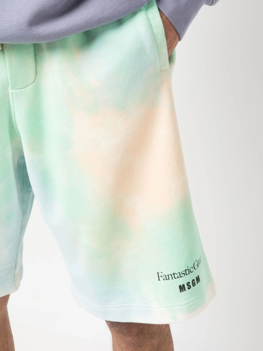 Pantaloni scurti MSGM verzi - Img 5