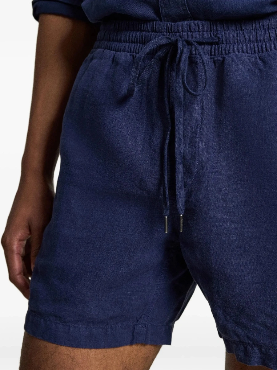 Pantaloni scurti Ralph Lauren albastri din in - Img 7