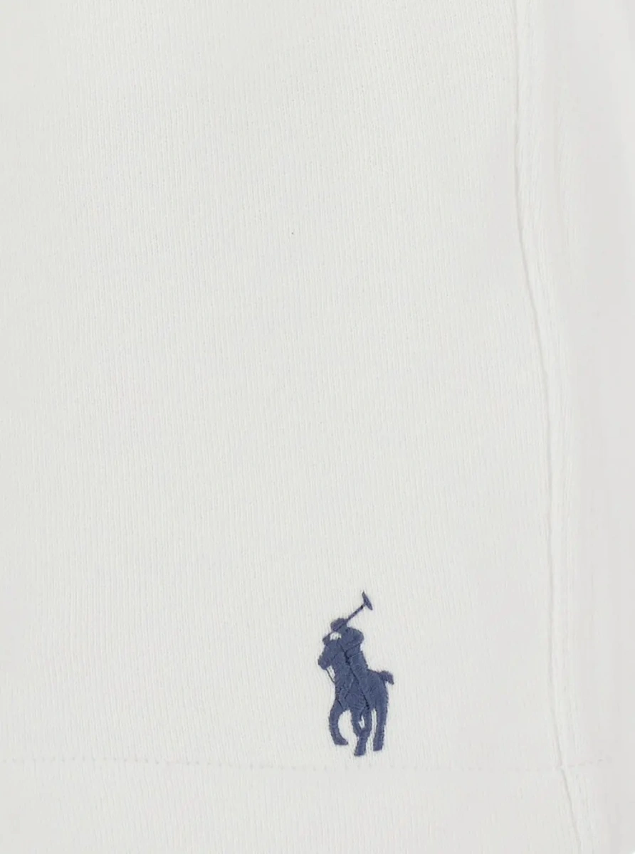 Pantaloni scurti Ralph Lauren albi din bumbac - Img 3