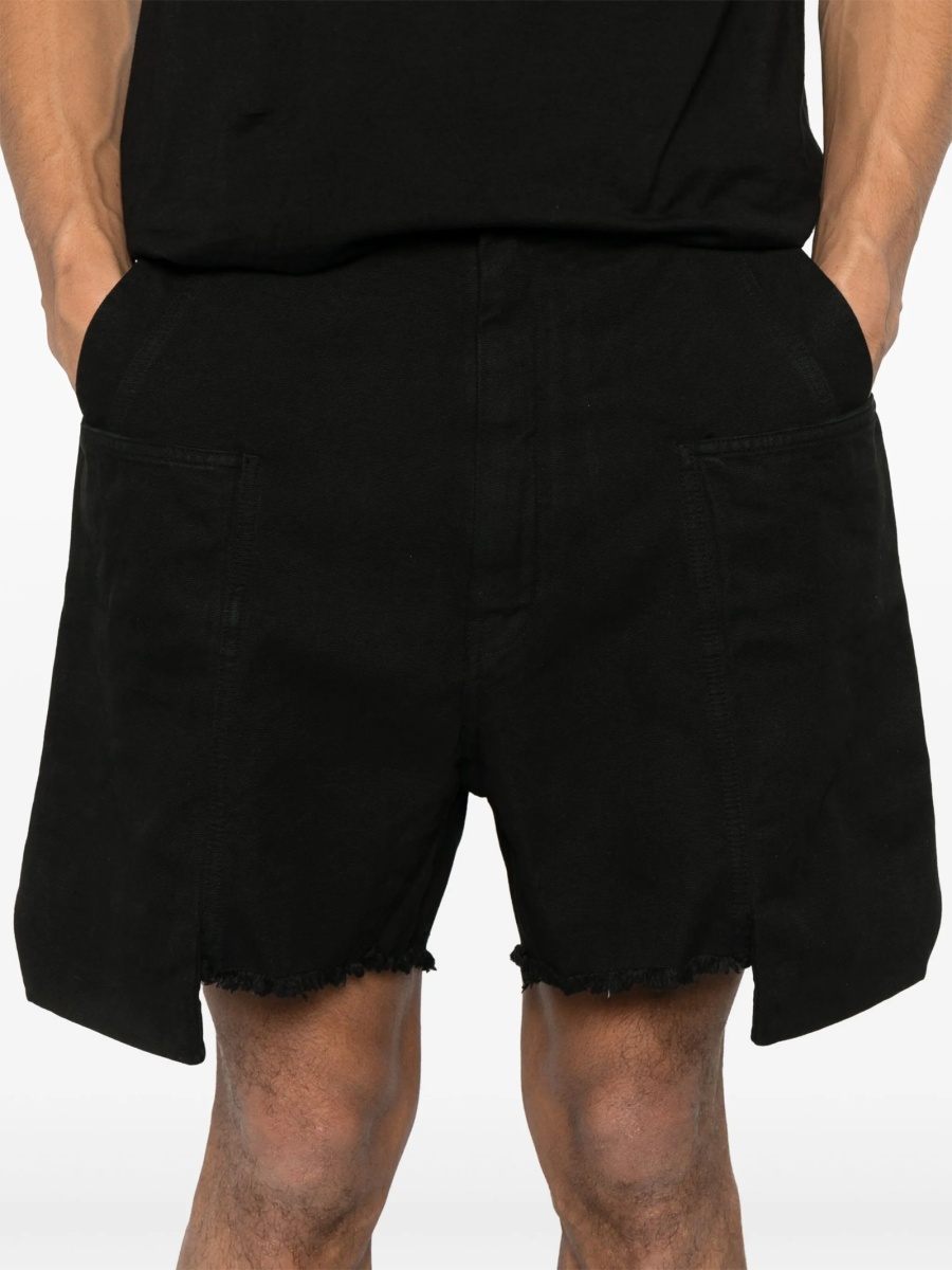 Pantaloni scurti Rick Owens negri - Img 5