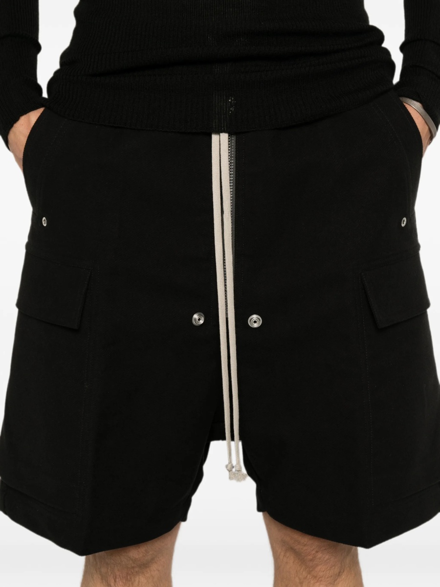 Pantaloni scurti Rick Owens negri - Img 5