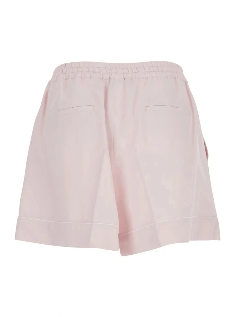 Pantaloni scurti SPORTMAX roz din vascoza - Img 2