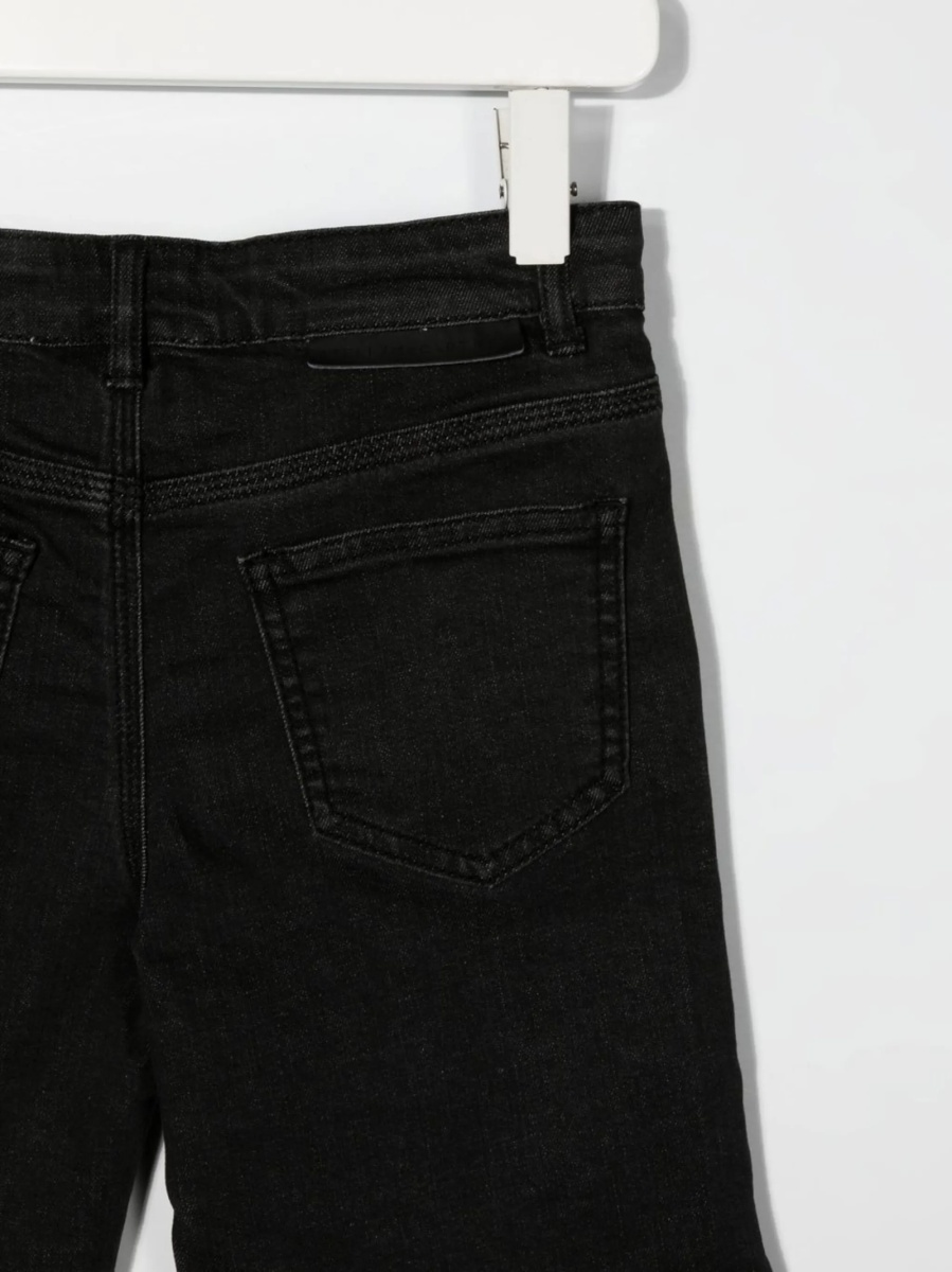 Pantaloni scurti Stella McCartney negri din spandex/elastan si bumbac - Img 3
