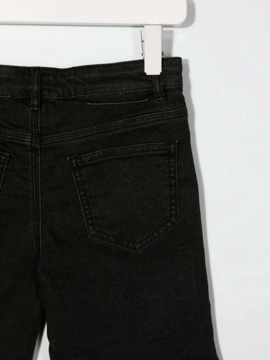 Pantaloni scurti Stella McCartney negri din spandex/elastan si bumbac - Img 3