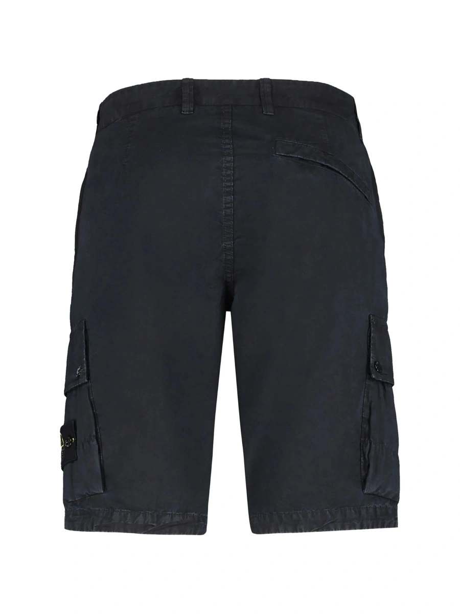 Pantaloni scurti Stone Island albastri - Img 2