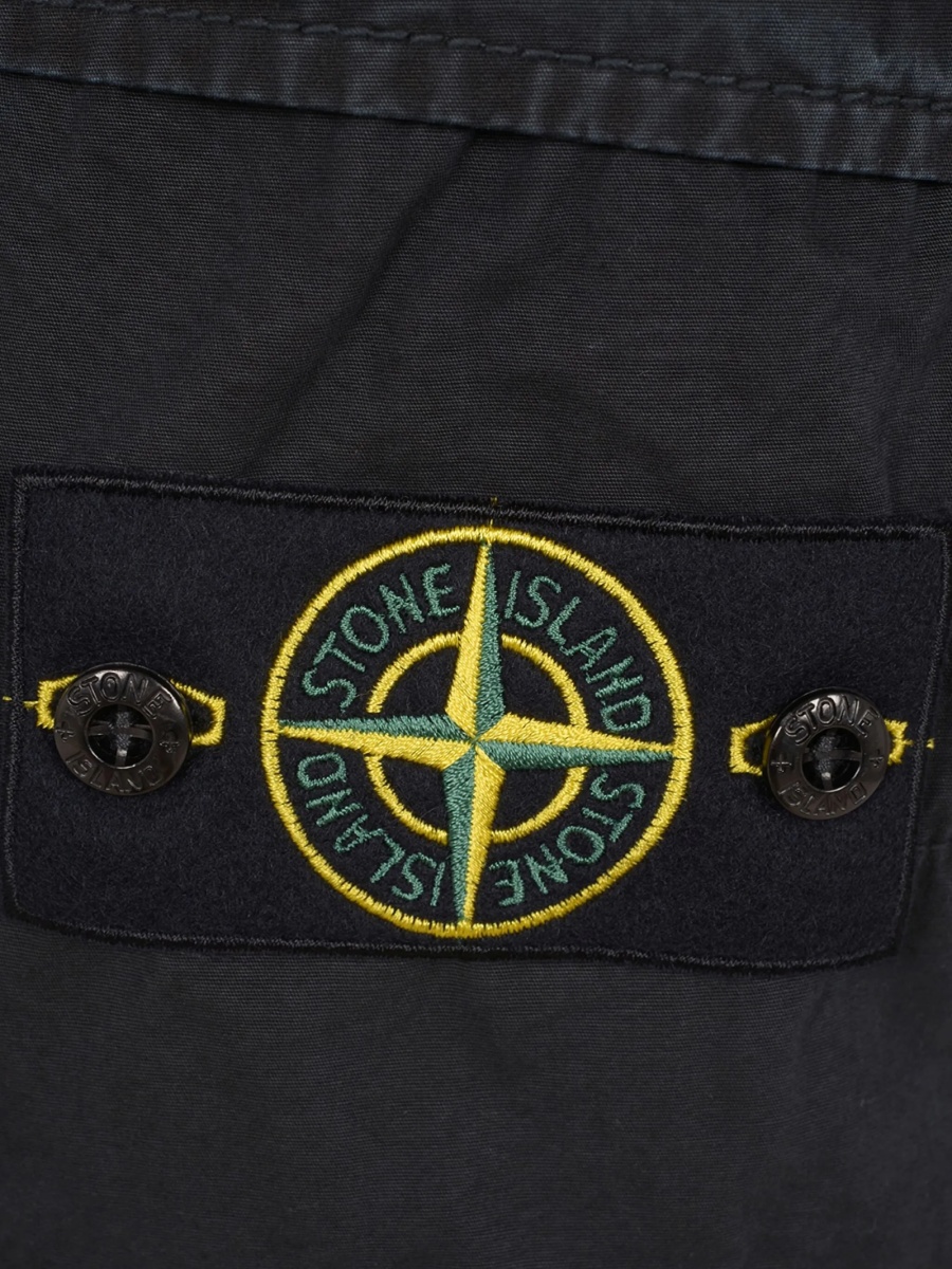 Pantaloni scurti Stone Island negri - Img 3
