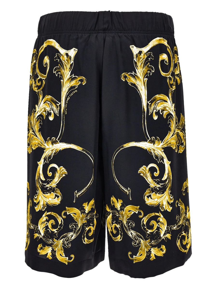 Pantaloni scurti Versace Jeans Couture negri - Img 2