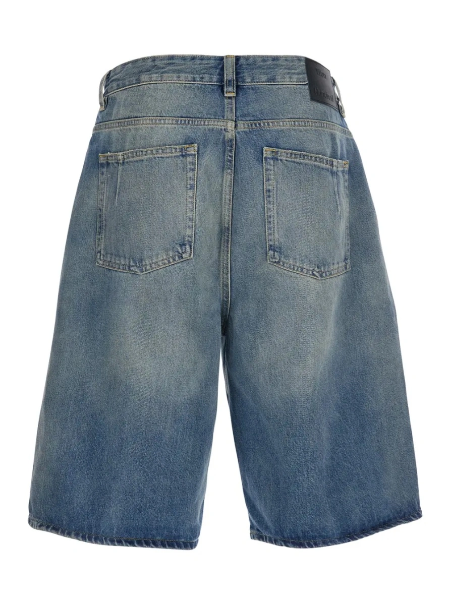 Pantaloni scurti Won Hundred albastri din denim - Img 2