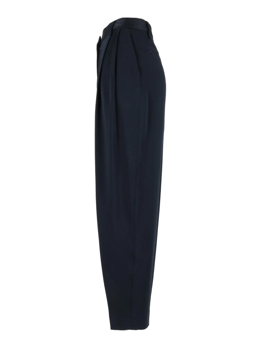Pantaloni SHINY ENVER SATIN PLEATED CARROT FIT TROUSERS - Img 2