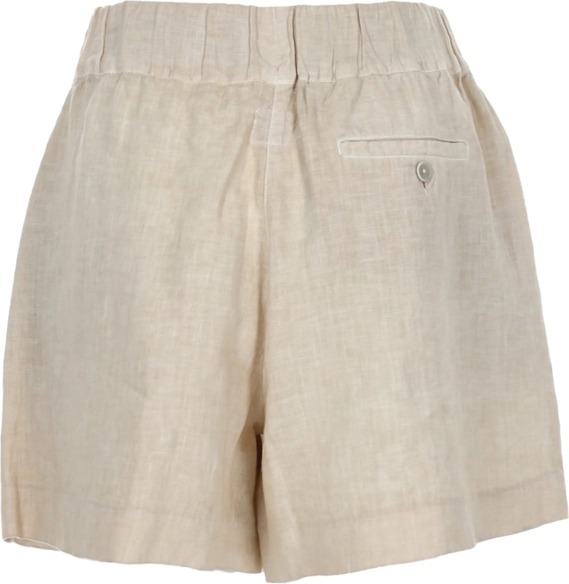 Pantaloni Shorts In Lino - Img 2