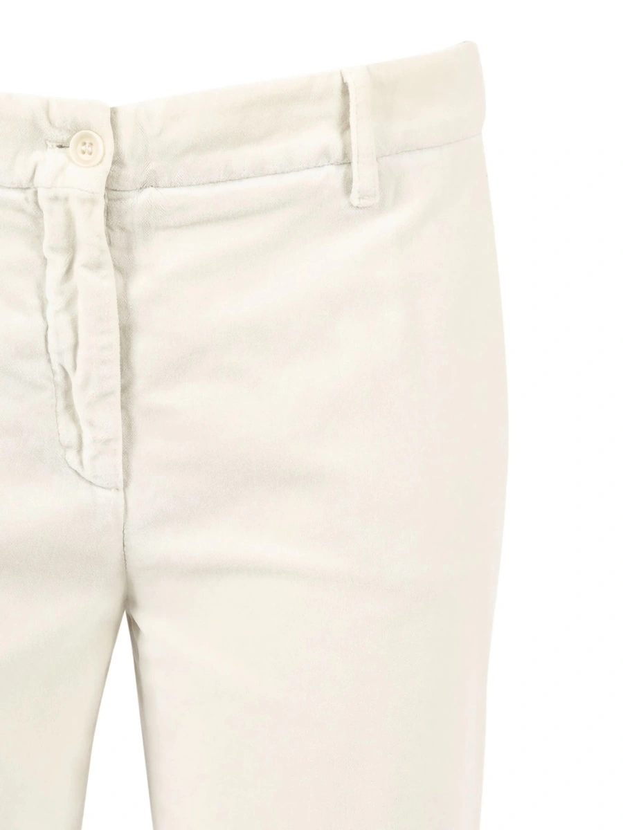 Pantaloni slim fit Aspesi neutri - Img 3