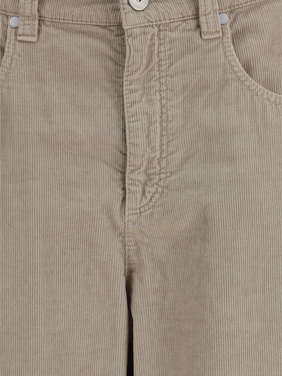 Pantaloni Straight-leg cotton and linen Pants - Img 5