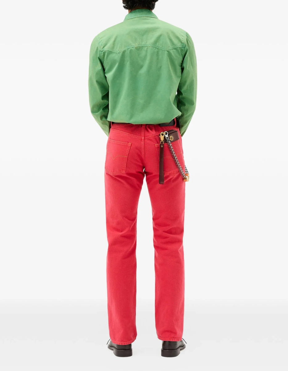Pantaloni Straight-leg cotton denim Jeans - Img 5
