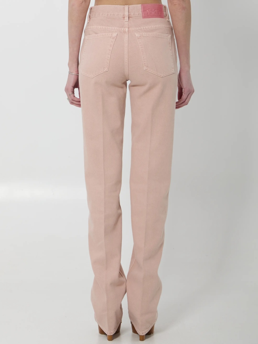 Pantaloni Straight Leg Jeans In Denim - Img 4