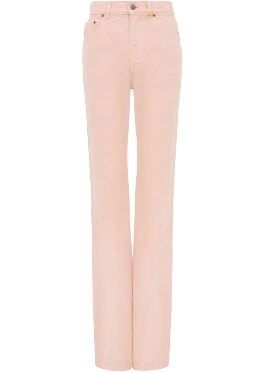 Pantaloni Straight Leg Jeans In Denim - Img 9