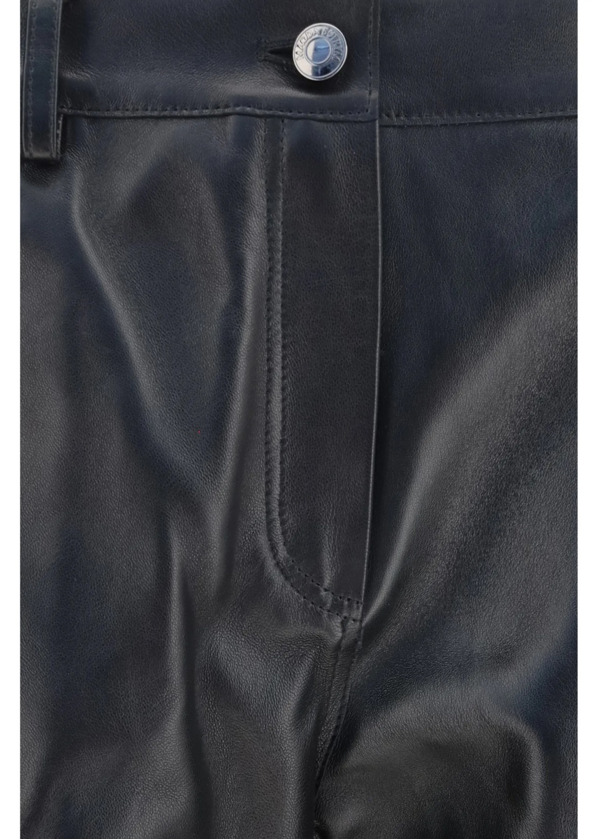 Pantaloni Straight-leg leather Pants - Img 3