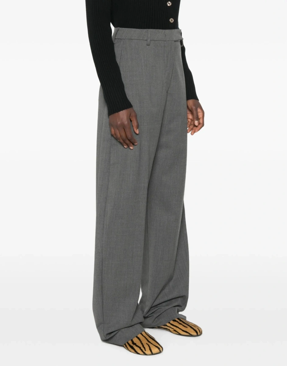 Pantaloni Straight-leg wool-blend Pants - Img 5