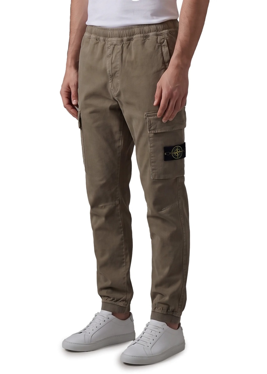 Pantaloni Stretch Aged-Effect Pants - Img 2