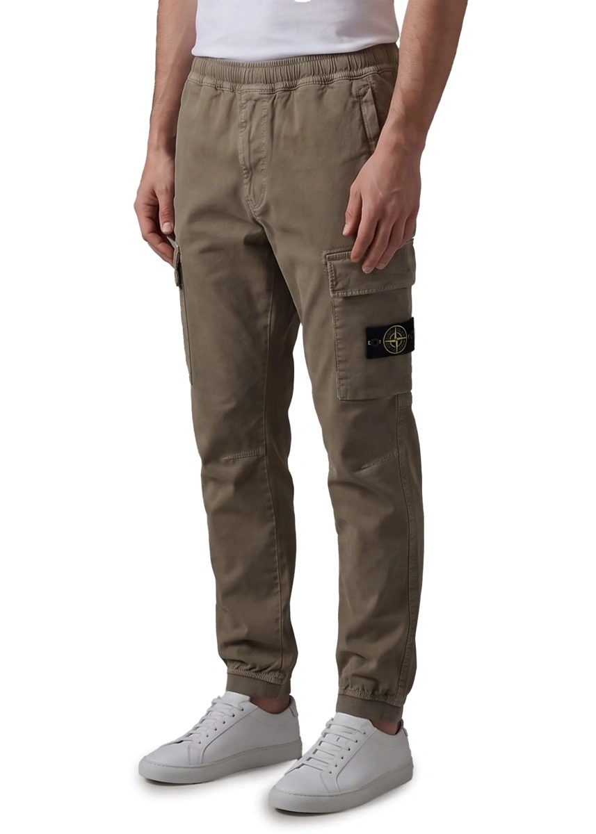 Pantaloni Stretch Aged-Effect Pants - Img 2
