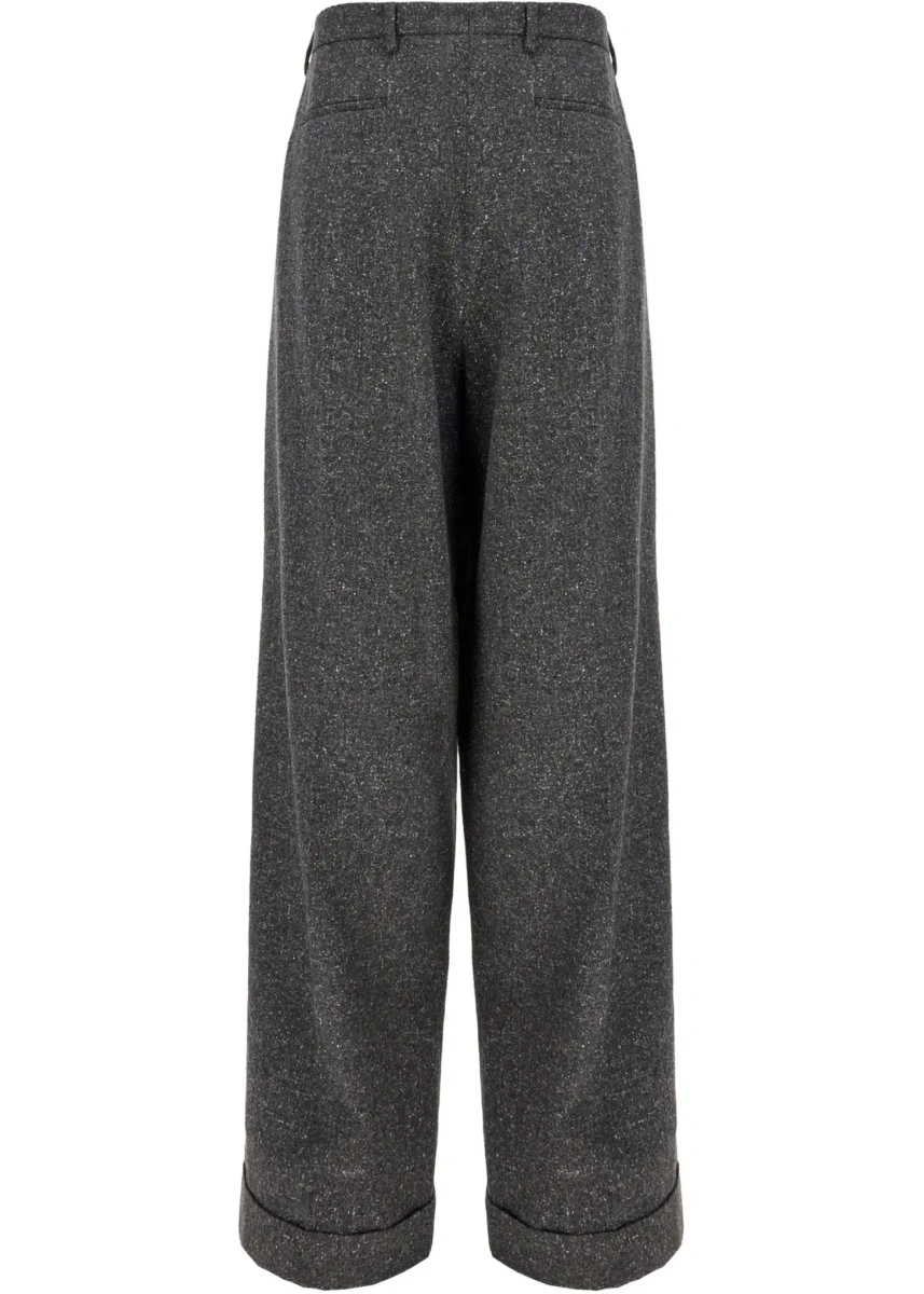 Pantaloni Tailored wool and silk-blend Pants - Img 4