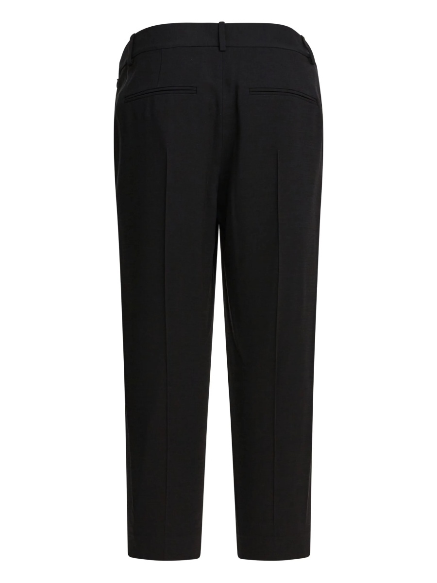 Pantaloni talie inalta Khaite negri - Img 2