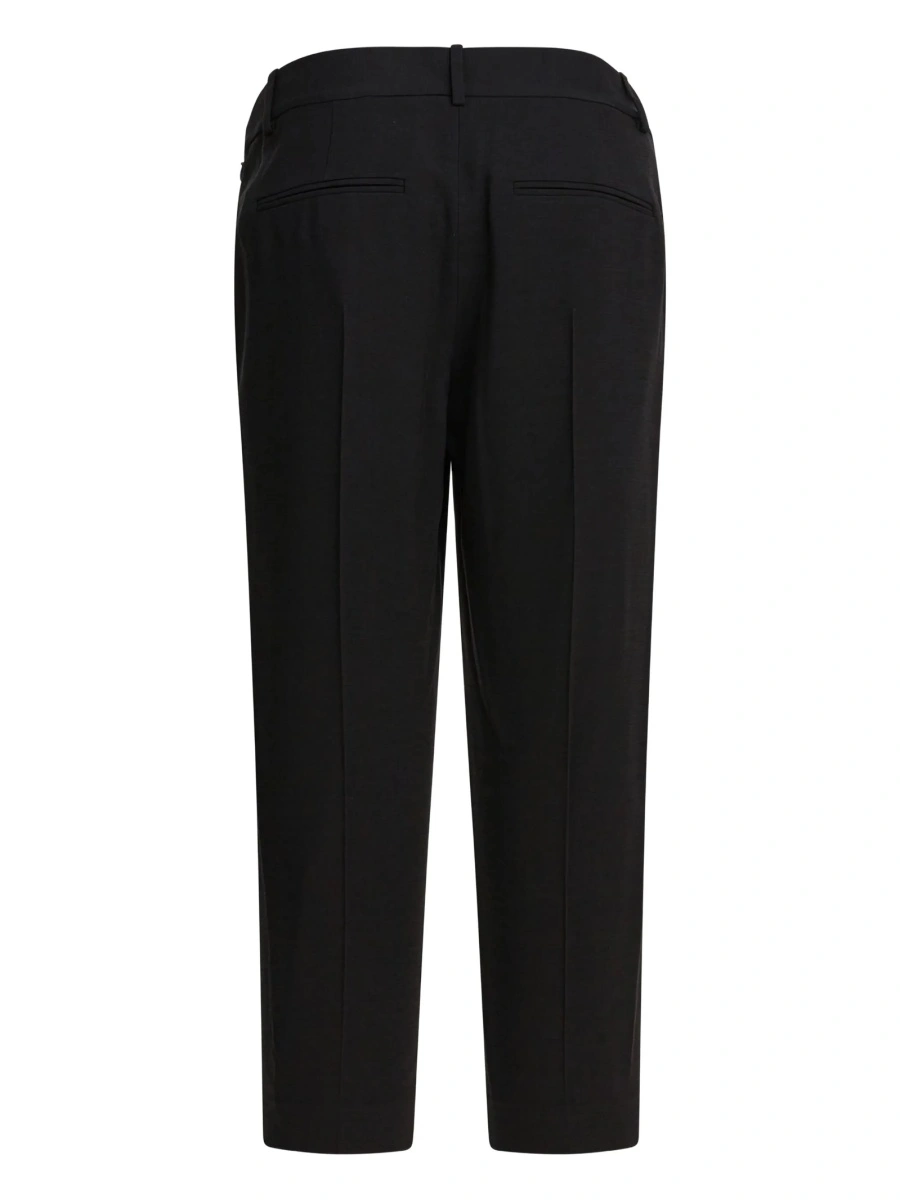 Pantaloni talie inalta Khaite negri - Img 2