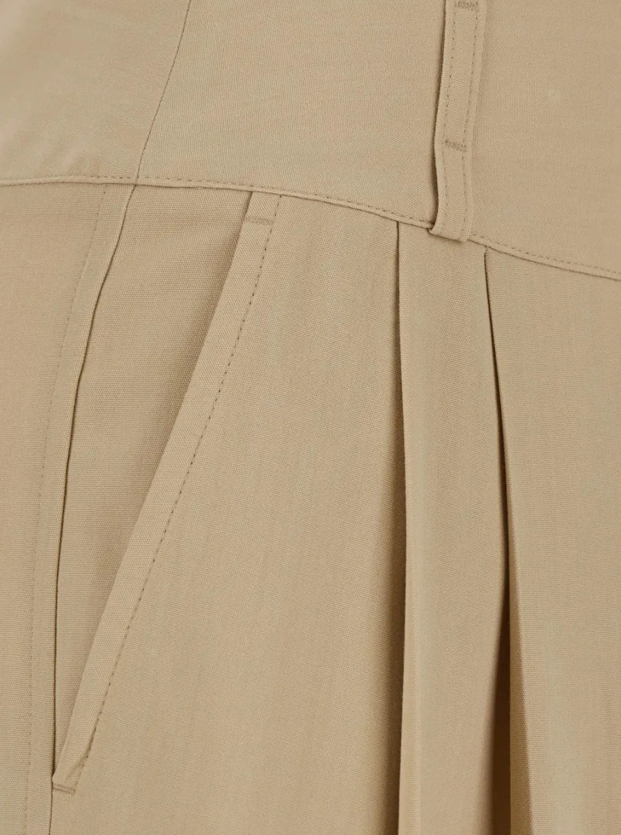 Pantaloni TOTEME bej din lana - Img 3