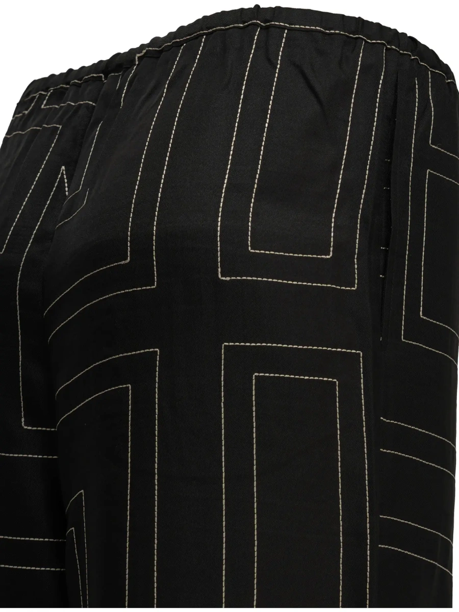 Pantaloni TOTÊME "Monogram" Casual Pants - Img 4