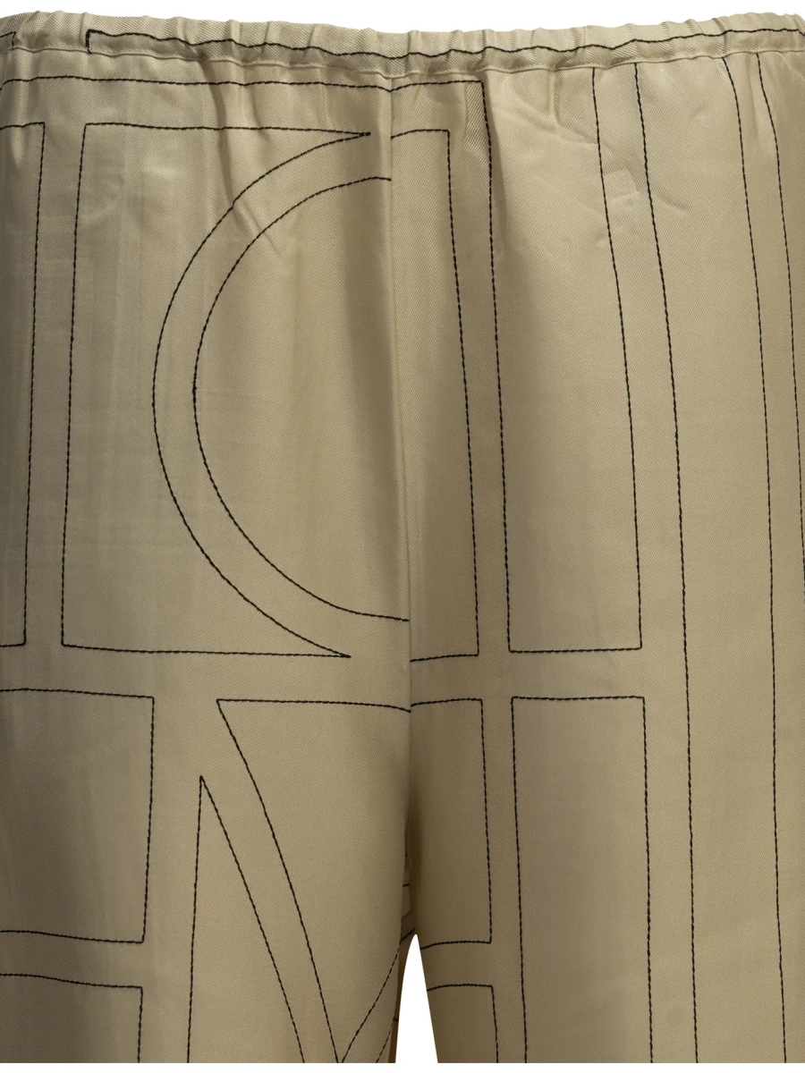 Pantaloni TOTÊME "Monogram" Casual Pants - Img 3