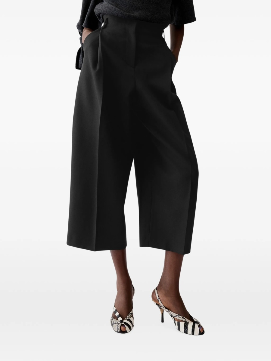 Pantaloni trei sferturi JACQUEMUS negri - Img 2