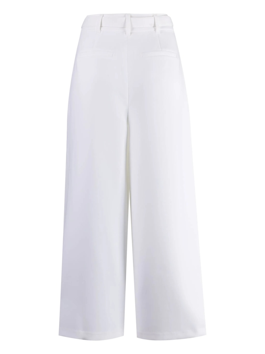 Pantaloni trei sferturi Michael Kors albi - Img 2