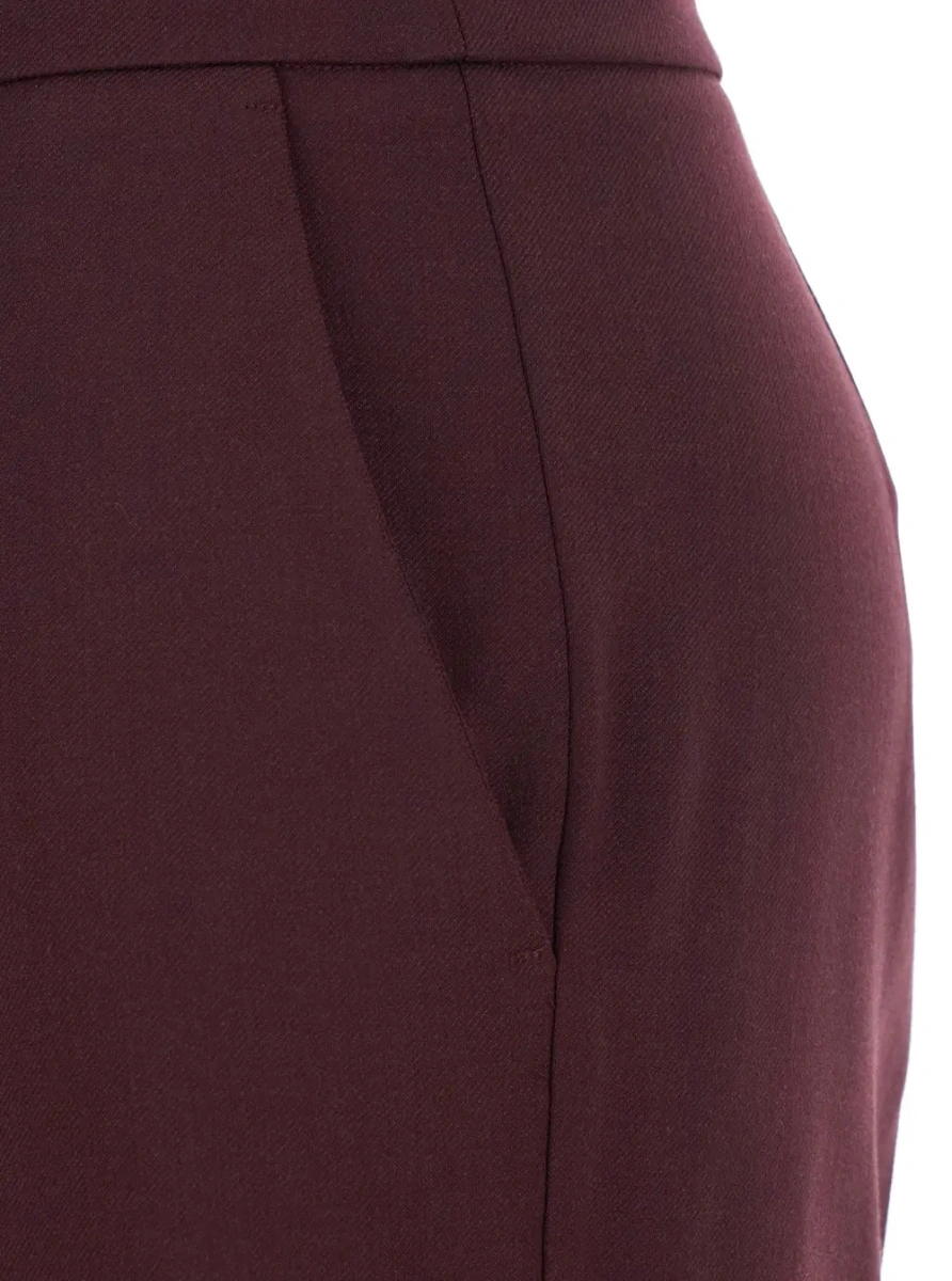 Pantaloni TWINSET mov din lana - Img 3