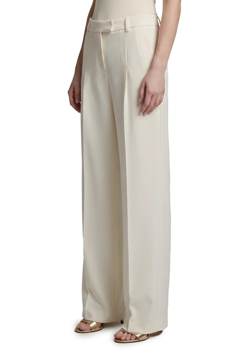 Pantaloni Wide-Leg Cady Trousers - Img 3
