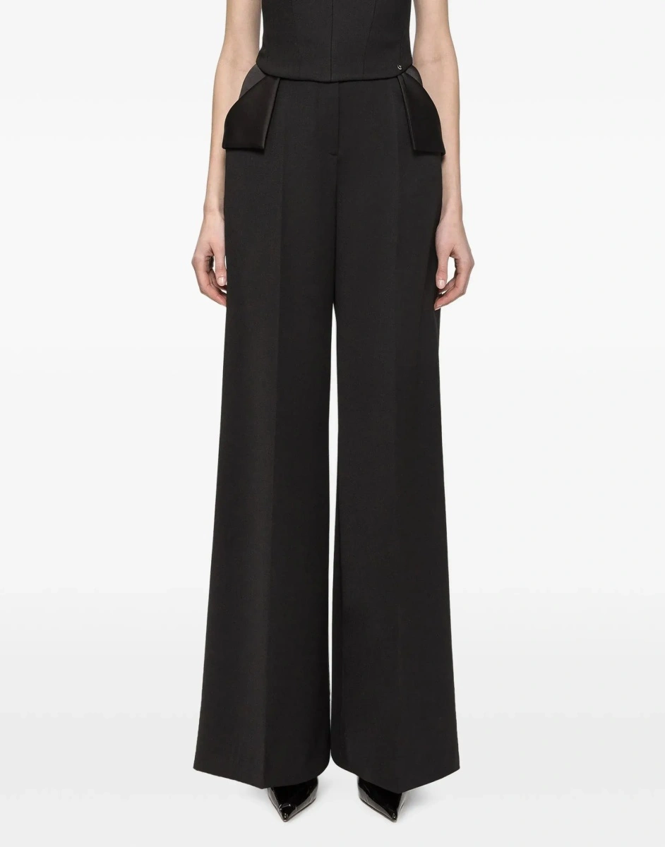 Pantaloni Wide-leg wool-blend Pants - Img 6