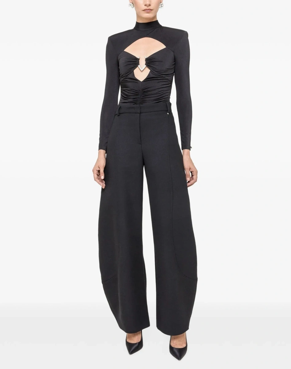 Pantaloni Wool-blend straight-leg Pants - Img 3