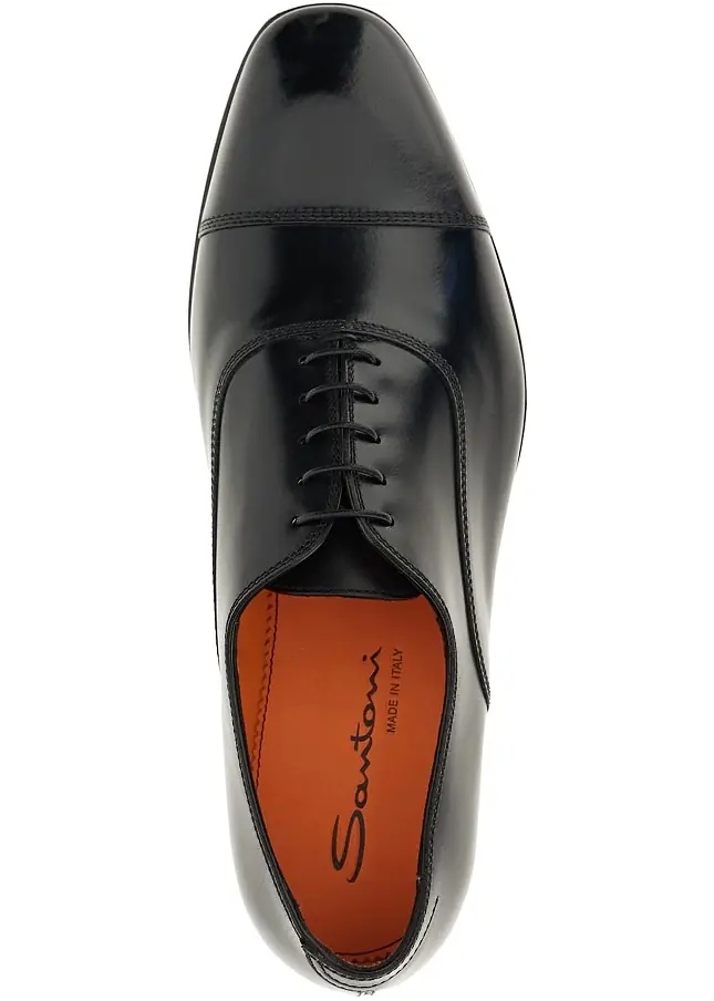 Pantofi 'Archie' spazzolato leather laced shoes - Img 4