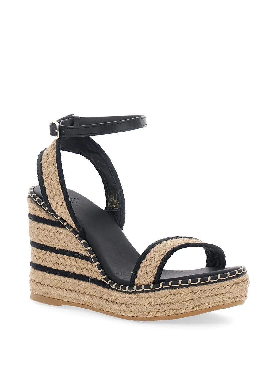 Pantofi cu platforma CASTAÑER bej din material textil - Img 5