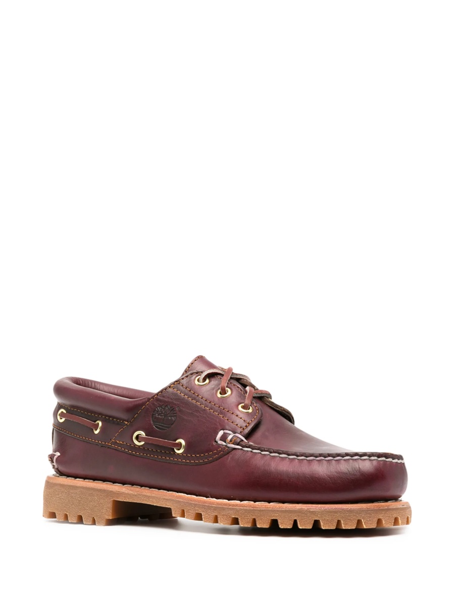 Pantofi de navigatie Timberland rosii din piele - Img 2