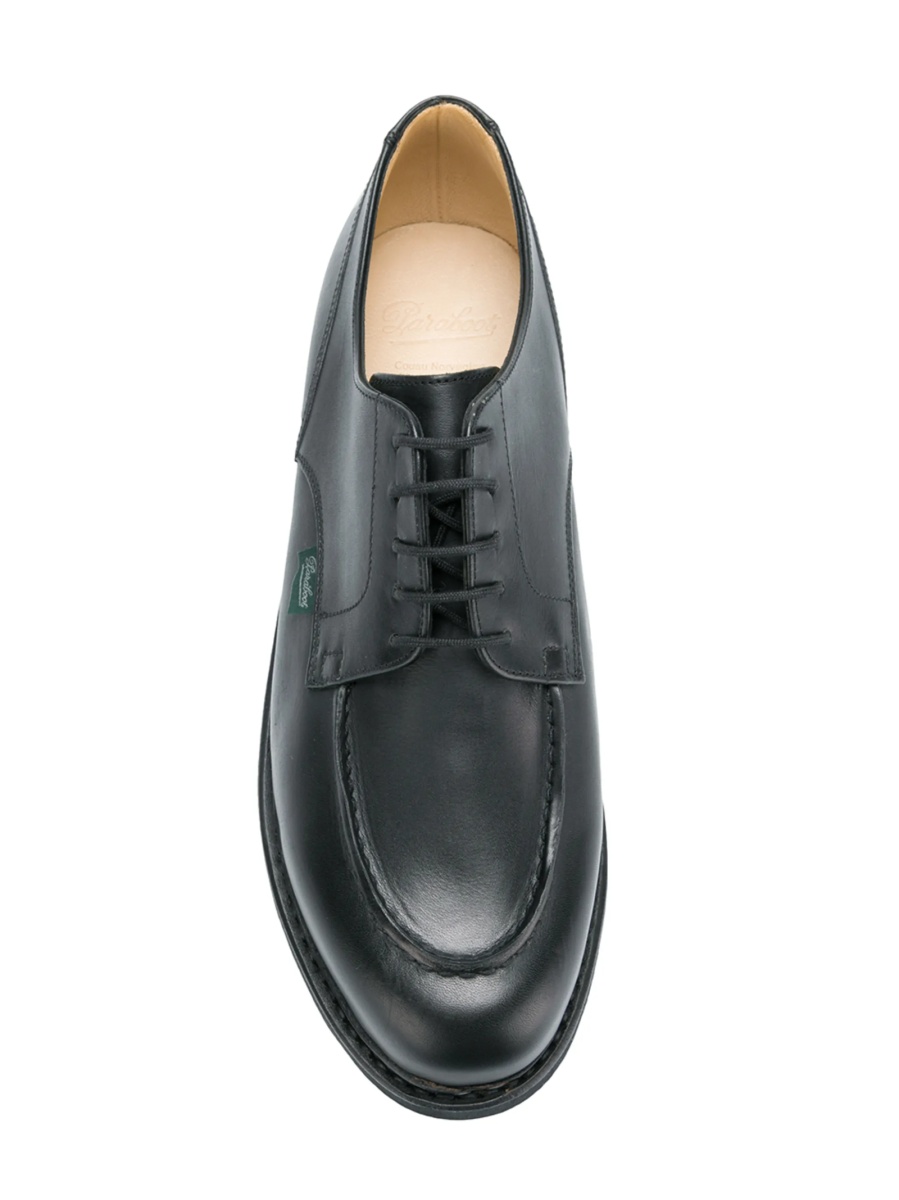 Pantofi Derby PARABOOT negri din piele - Img 4