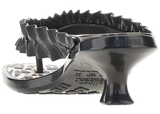 Pantofi GANNI x Melissa rubber thong heel - Img 3