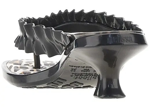 Pantofi GANNI x Melissa rubber thong heel - Img 3
