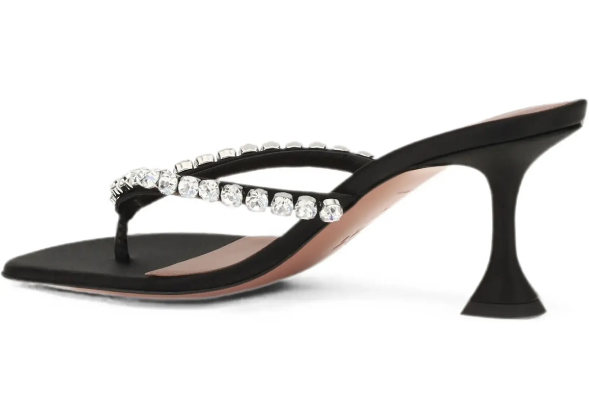Pantofi Gigi crystal-embellished thong Sandals - Img 7