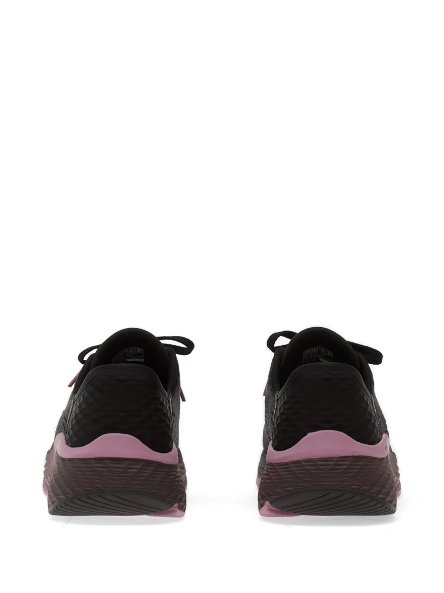 Pantofi slip-on SKECHERS negri din poliuretan si material textil - Img 3