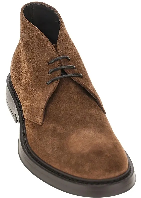 Pantofi Suede leather laced shoes - Img 2