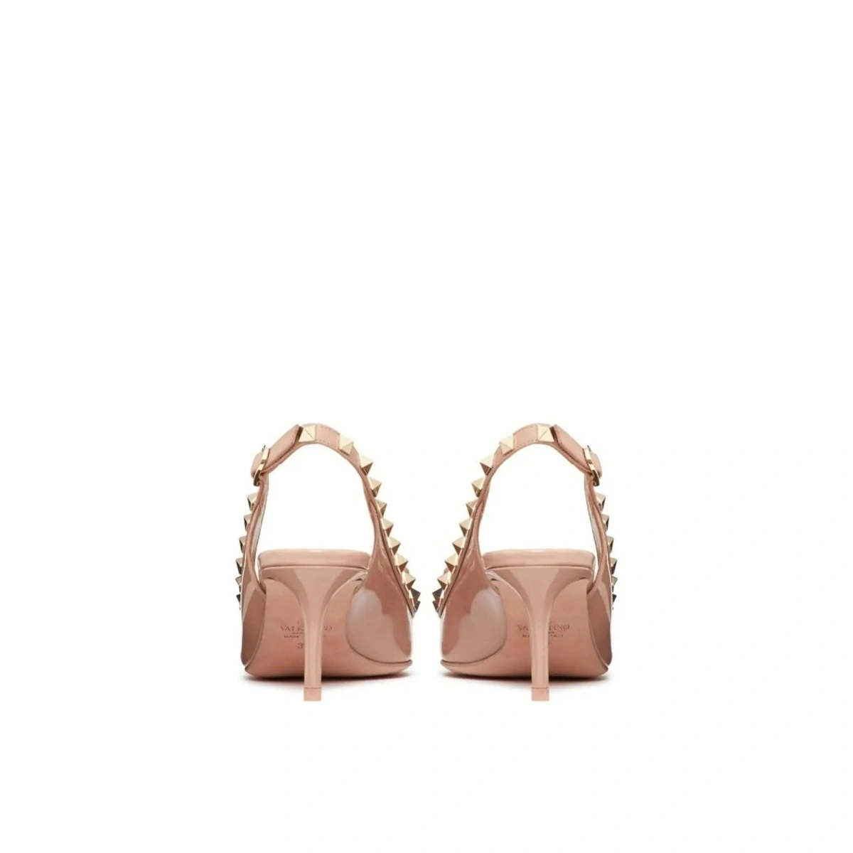Pantofi Valentino Garavani Leather Slingback Pumps - Img 2
