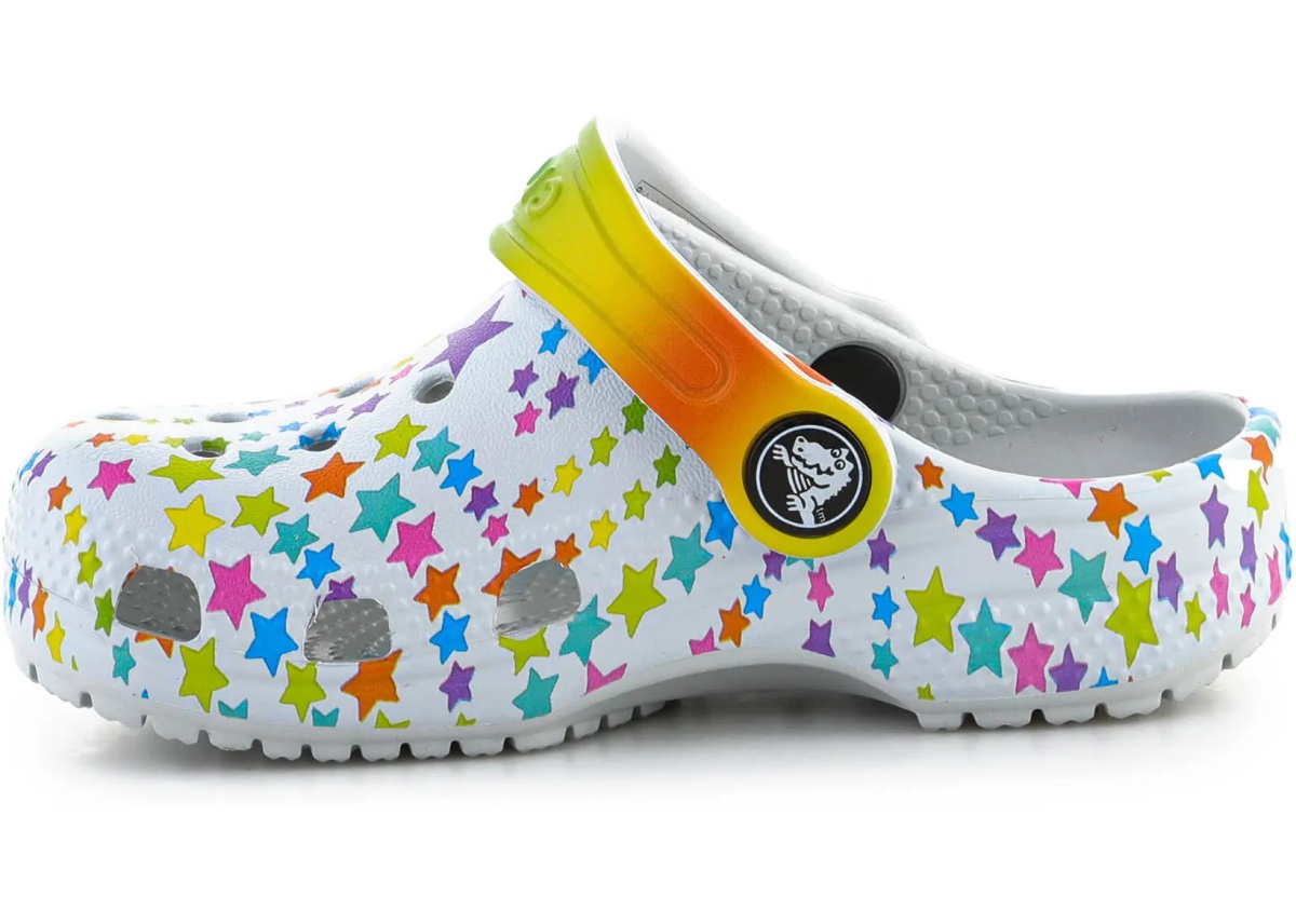 Papuci KIDS slippers CROCS CLASSIC DISCO DANCE PARTY CLOG T SHIMMER/MULTI - Img 4