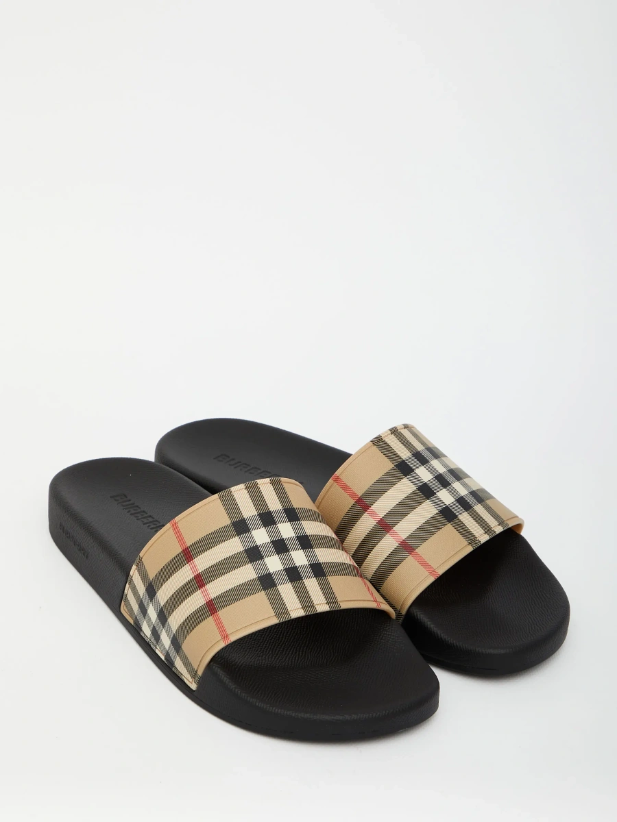 Papuci Vintage Check Slippers - Img 5