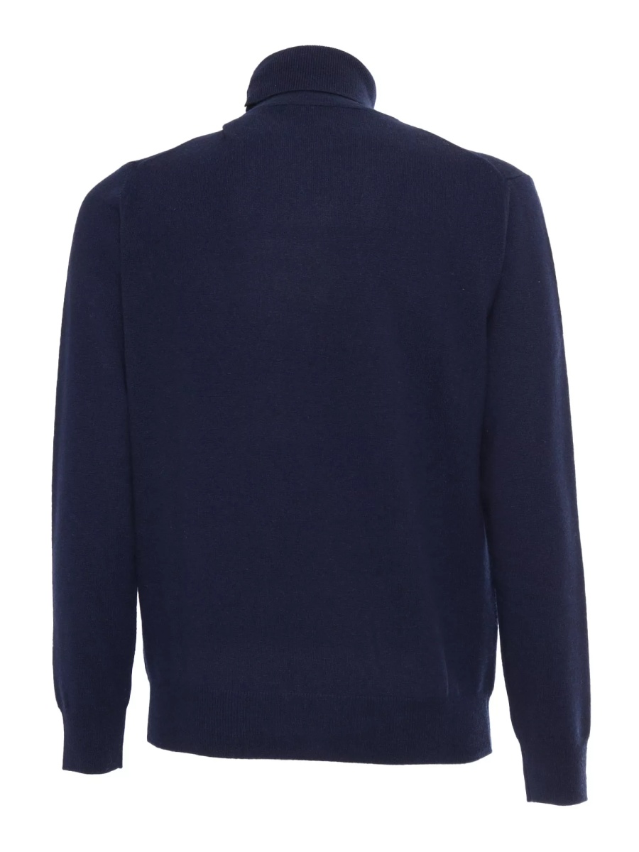 PLAIN KNITTED TURTLENECK SWEATER - Img 2